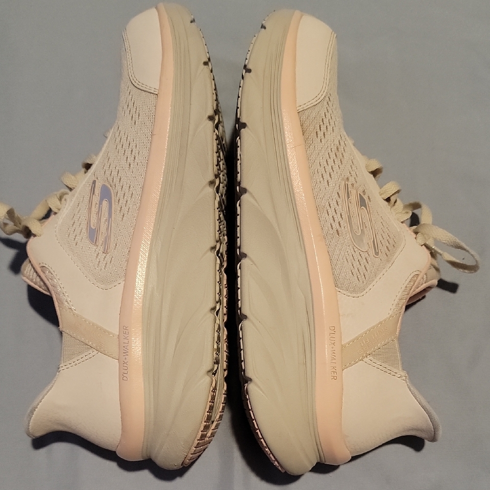 Skechers Women's Cream Sneakers - Picture 13 of 16
